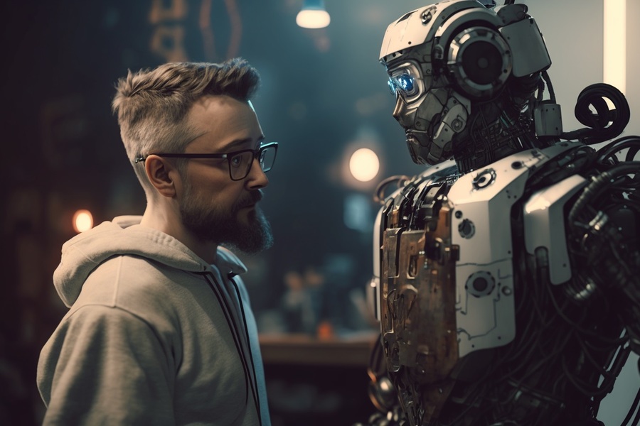 Робот человек ии искусственный интеллект