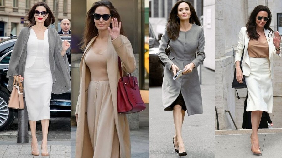 Анджелина Джоли наряды образы