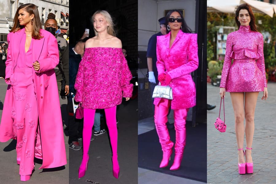 Розовая одежда