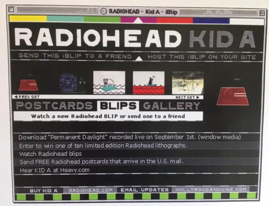 Radiohead креативные промо-кампании в музыке