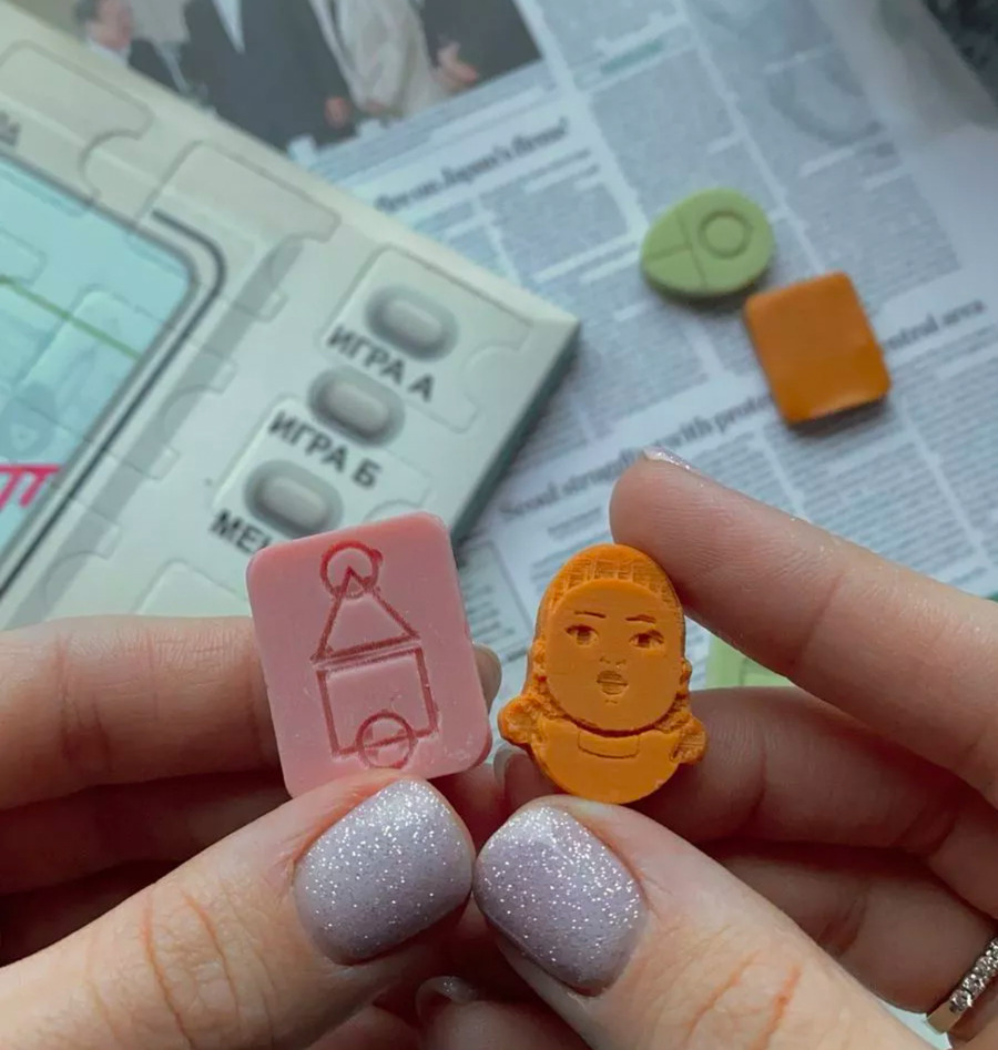 Игра в кальмара адвент-календарь сладкий